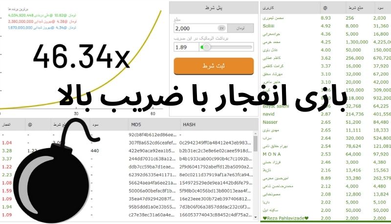سایت شرط بندی بازی انفجار ضریب بالا